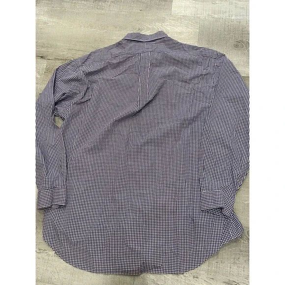 Polo Ralph Lauren Size XL Blake Button Down Shirt Purple Check Red Pony - Picture 9 of 9